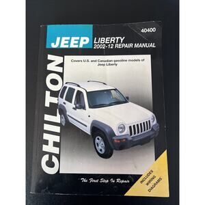 JEEP LIberty Service Shop Repair Manual 2002-2012 Chilton #40400